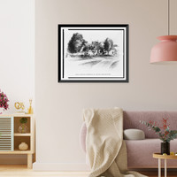 Clara Barton's birthplace at Oxford, Massachusetts, Antique Wall Art