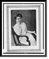 Alice Caldwell Hegan Rice, three-quarter length portrait, seated, facing slightly right, with right hand under chin Classic, Historic Reproduction