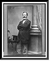 John Hazelhurst Boneval Latrobe, three-quarter length portrait, standing, facing slightly left, Antique Poster