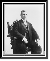 Historic Framed Print, [Sen. Thomas P. Gore, three-quarter length portrait, seated, facing slightly right],  17-7/8" x 21-7/8"