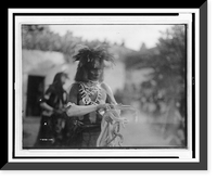 Historic Framed Print, The snake priest,  17-7/8" x 21-7/8"