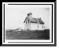 Ditch Plain life saving station, Montauk, L.I., N.Y, Vintage Wall Art