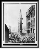 Famous inn shattered by bombs, Historic Reproduction