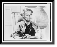 Historic Framed Print, [Mrs. Alva Reimer Myrdal, half-length portrait, seated, holding book, facing right],  17-7/8" x 21-7/8"