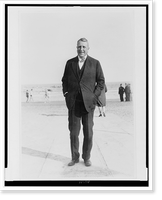 William R. Hearst, Sr., full-length portrait, standing, with beach behind him, facing front, Antique Wall Art