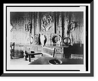 One end of main living room in William R. Hearst's home, San Simeon, California, Historic Reproduction