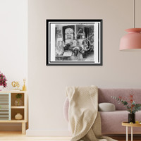Photograph of painting by William Rankin of Elisabeth Marbury in her summer home, Vintage Poster