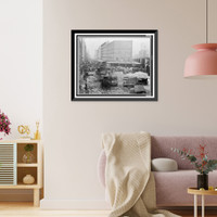 Hudson St., N.Y. Feb. 1920 snow storm, Vintage Print