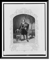 Mr. Charles Kean, as Hamlet.from a daguerreotype by Paine of Islington. Classic, Vintage Poster