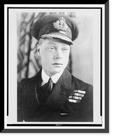 Edward Windsor, the Prince of Wales, head-and-shoulders portrait, facing right, in uniform, Antique Wall Art
