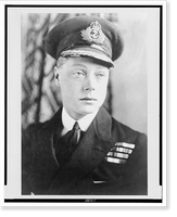 Edward Windsor, the Prince of Wales, head-and-shoulders portrait, facing right, in uniform, Antique Wall Art
