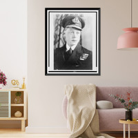 Edward Windsor, the Prince of Wales, head-and-shoulders portrait, facing right, in uniform, Antique Wall Art