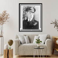 Edward Windsor, the Prince of Wales, head-and-shoulders portrait, facing right, in uniform, Antique Wall Art