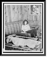 Historic Framed Print, Tragedy strikes happy home,  17-7/8" x 21-7/8"