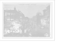 European Quarter, Calcutta, India, Vintage Poster