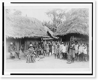 Historic Framed Print, Dey king and his familyDay king and his family,  17-7/8" x 21-7/8"