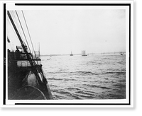 Black & White Photo - Off Sierra Leone, from deck of B. & A. SS Calabar
