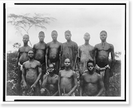 Group of semi-civilized natives, up St. Paul River; Bassars, Pessies and Golahs; Liberia Classic, Antique Wall Art