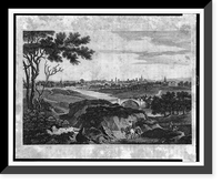 Dublin from Phoenix Park.engraved by F. Kearny, Antique Poster