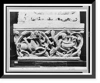 Moyen &acirc;ge - XIIC S. - Chapiteau de colonne engag&eacute;e - &Eacute;glise Saint-Sernin. - Toulouse.A.G. phot, Vintage Poster