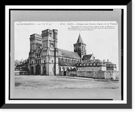 Historic Framed Print, Caen - Abbaye aux Dames (Eglise de la Trinit&eacute;),  17-7/8" x 21-7/8"