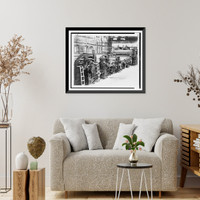 Newsprint paper making machine, Vintage Print