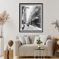 Snow ends in Chicago with 19 inch record for month of March, Antique Poster