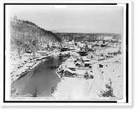 Zero weather in Skamokawa, Jan. 12, 1909.J.I. Eggman, Vintage Print
