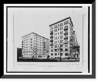 Stoneleigh Court, Washington, D.C., expanded metal fireproofing used.Jas. G. Hill, Architect, Vintage Poster