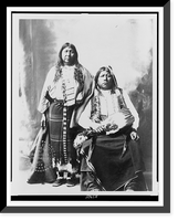 Historic Framed Print, [Grant Richards and wife, full-length portraits],  17-7/8" x 21-7/8"