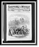 Convalescent soldiers passing through Washington to join their regiments.sketched by Mr. A. Oertel, Antique Poster