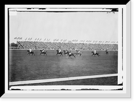 Historic Framed Print, Polo Game, 6/13/14,  17-7/8" x 21-7/8"