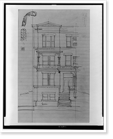 Historic Architecture - Washington DC - Row house for Mildred, 1612 (2)