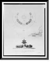 National Gallery of Art (National Gallery"), Constitution Avenue and 6th Street, N.W., Washington, D.C. Fountain group study. garden courts", Antique Wall Art