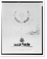 National Gallery of Art (National Gallery"), Constitution Avenue and 6th Street, N.W., Washington, D.C. Fountain group study. garden courts", Antique Wall Art