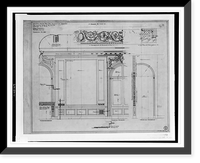 Addition of a ballroom and billiard room to the Argentine Embassy, 1600 New Hampshire Avenue, N.W., Washington, D.C. Typical window and doorway, Antique Print