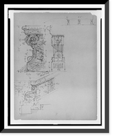 Travel sketches and measured drawings from Arthur B. Heaton's trip to Europe. Petit Trianon, stairs Classic, Vintage Poster