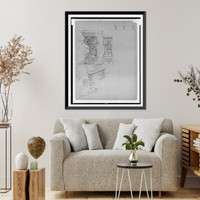 Travel sketches and measured drawings from Arthur B. Heaton's trip to Europe. Petit Trianon, stairs Classic, Vintage Poster