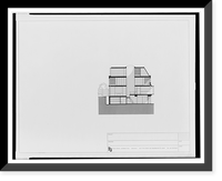 House (residence") for Mr. and Mrs. Stephen Trentman, 1348 27th Street (lot 161, square 1239), N.W., Georgetown, Washington, D.C. Elevation rendering", Vintage Poster