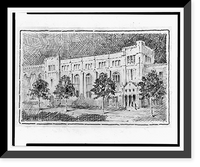 Addition of a Sunday school building to Calvary Baptist Church, 8th Street between G Street and H Street, N.W., Washington, D.C. Perspective rendering, Vintage Poster