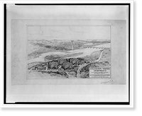 Historic Framed Print, Architectural drawing for an apartment house (Arlington Towers Apartments") for F.H.A.,  Arlington,  Virginia" - 2,  17-7/8" x 21-7/8"