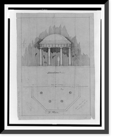 Alterations to a house (Evermay") for Ferdinand L. Belin, 1623 28th Street, N.W., Washington, D.C. Elevation and 1/2 plan", Vintage Poster