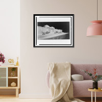 Historic Framed Print, [National Gallery of Art (National Gallery"),  Constitution Avenue and 7th Street,  N.W.,  Washington,  D.C. Exterior perspective of model]",  17-7/8" x 21-7/8"