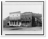 Masonic Hall, Bodie, California Classic, Antique Print