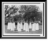 May Day drill - Normal and Collegiate Institute, Asheville, N.C, Vintage Wall Art