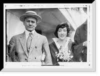 Historic Framed Print, Willie Ritchie .  Mrs. SL Hicks,  17-7/8" x 21-7/8"