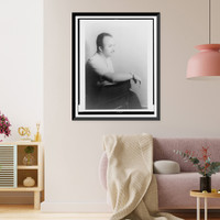 Portrait of Eldzier Cortor, Vintage Wall Art