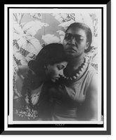 Portrait of Maudelle Bass, and Lewayne Kennard (Lewaung Connard) Black Ritual"" Classic, Antique Print