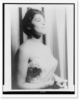 Portrait of Charlotte Holloman, Antique Poster