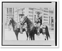 Historic Framed Print, [Men wearing charro costumes, Tampico, Mexico],  17-7/8" x 21-7/8"